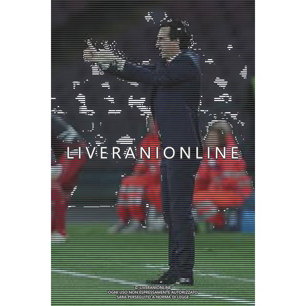 NAPOLI - ARSENAL RITORNO QUARTI DI FINALE EUROPA LEAGUE 18.04.2019 NELLA FOTO UNAI EMERY ©MOSCA / AGENZIA ALDO LIVERANI SAS