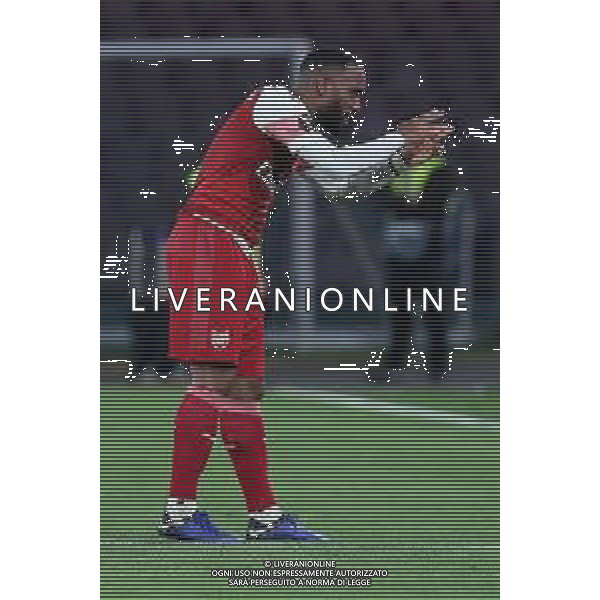 NAPOLI - ARSENAL RITORNO QUARTI DI FINALE EUROPA LEAGUE 18.04.2019 NELLA FOTO ESULTANZA DOPO IL GOL DI ALEXANDRE LACAZETTE ©MOSCA / AGENZIA ALDO LIVERANI SAS