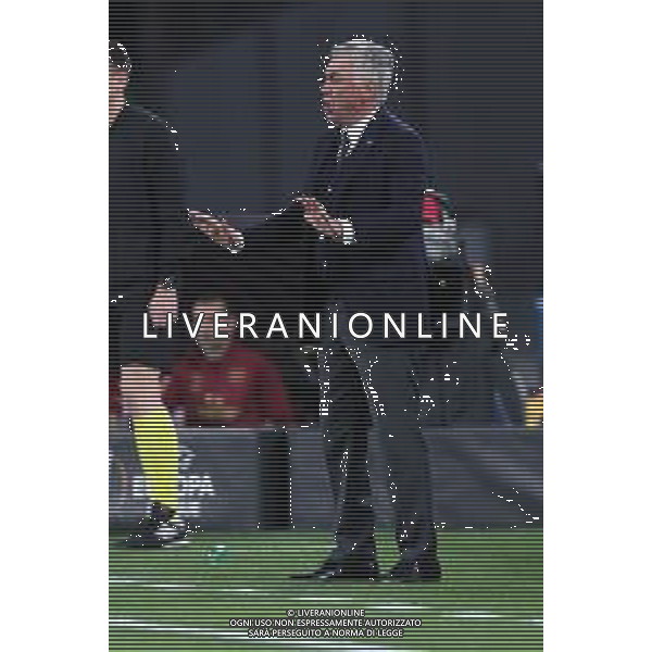 NAPOLI - ARSENAL RITORNO QUARTI DI FINALE EUROPA LEAGUE 18.04.2019 NELLA FOTO CARLO ANCELOTTI ©MOSCA / AGENZIA ALDO LIVERANI SAS