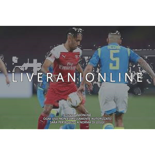 NAPOLI - ARSENAL RITORNO QUARTI DI FINALE EUROPA LEAGUE 18.04.2019 NELLA FOTO PIERRE-EMERICK AUBAMEYANG ©MOSCA / AGENZIA ALDO LIVERANI SAS
