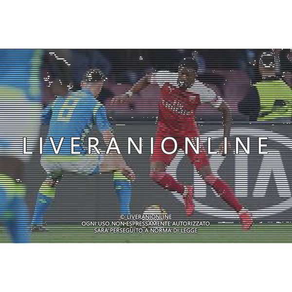 NAPOLI - ARSENAL RITORNO QUARTI DI FINALE EUROPA LEAGUE 18.04.2019 NELLA FOTO AINSLEY MAITLAND-NILES ©MOSCA / AGENZIA ALDO LIVERANI SAS