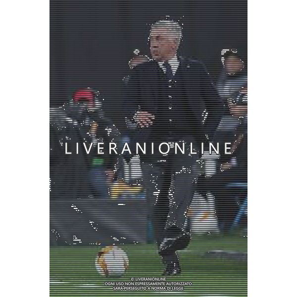 NAPOLI - ARSENAL RITORNO QUARTI DI FINALE EUROPA LEAGUE 18.04.2019 NELLA FOTO CARLO ANCELOTTI ©MOSCA / AGENZIA ALDO LIVERANI SAS