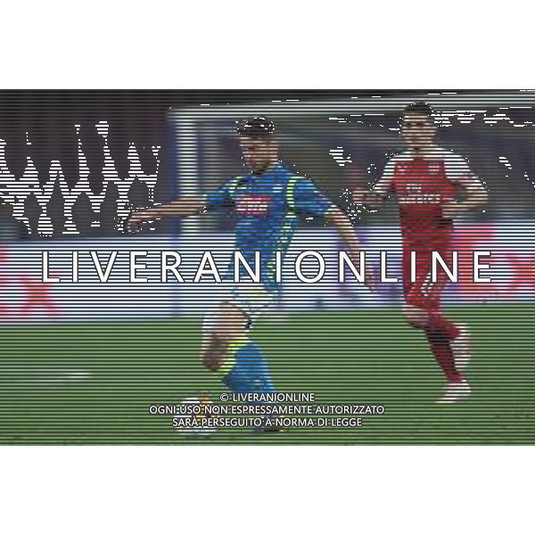 NAPOLI - ARSENAL RITORNO QUARTI DI FINALE EUROPA LEAGUE 18.04.2019 NELLA FOTO DRIES MERTENS ©MOSCA / AGENZIA ALDO LIVERANI SAS