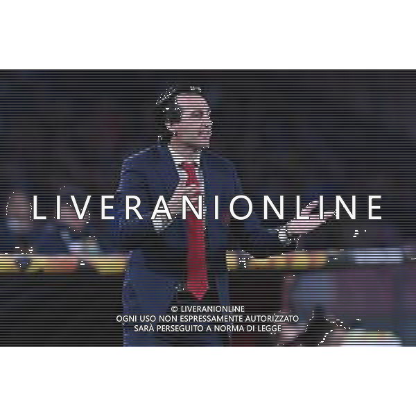18-04-2019 NAPOLI -ARSENAL EUROPA LEAGUE NELLA FOTO: UNAI EMERY FOTO MOSCA, AG.LIVERANI