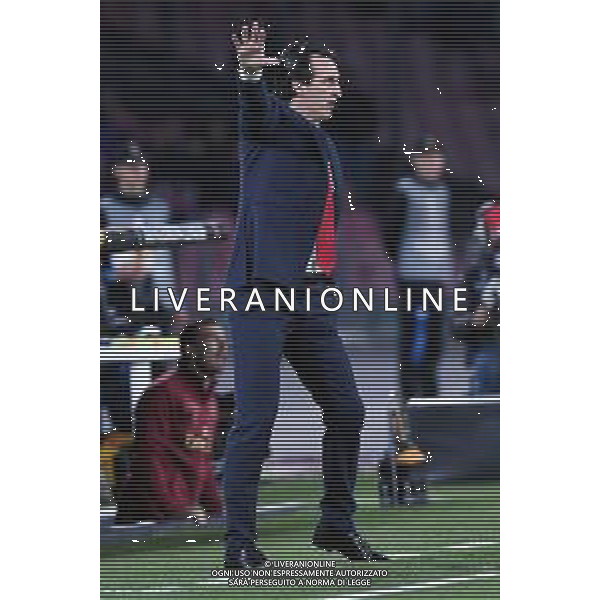 18-04-2019 NAPOLI -ARSENAL EUROPA LEAGUE NELLA FOTO: UNAI EMERY FOTO MOSCA, AG.LIVERANI