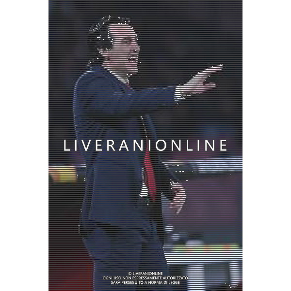 18-04-2019 NAPOLI -ARSENAL EUROPA LEAGUE NELLA FOTO: UNAI EMERY FOTO MOSCA, AG.LIVERANI