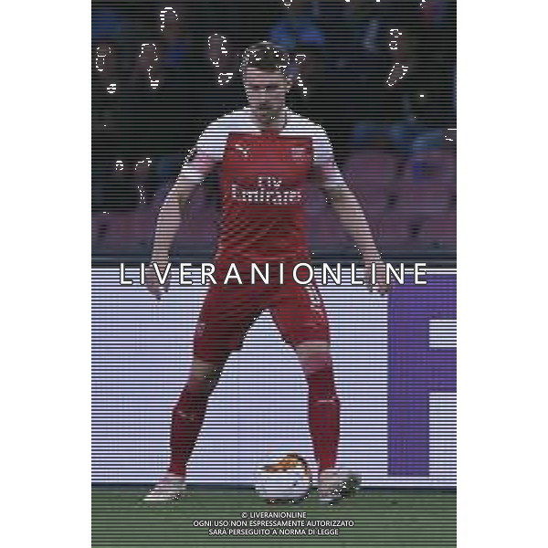 18-04-2019 NAPOLI -ARSENAL EUROPA LEAGUE NELLA FOTO: AARON RAMSEY FOTO MOSCA, AG.LIVERANI