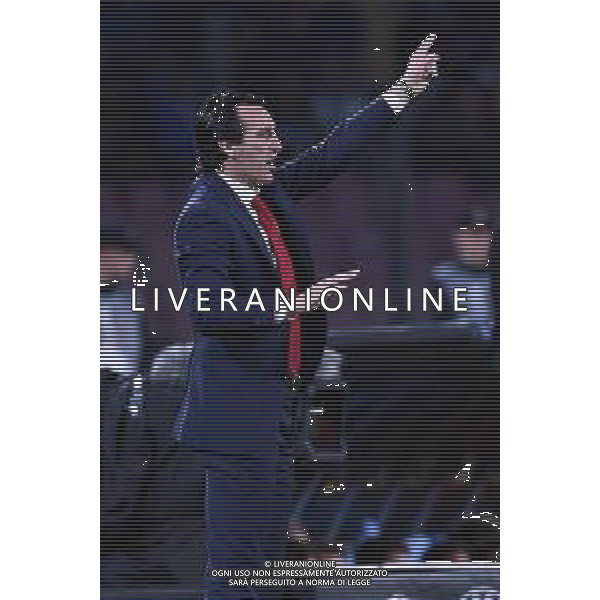 18-04-2019 NAPOLI -ARSENAL EUROPA LEAGUE NELLA FOTO: UNAI EMERY FOTO MOSCA, AG.LIVERANI