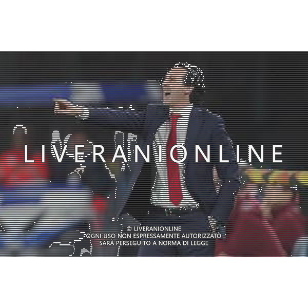 18-04-2019 NAPOLI -ARSENAL EUROPA LEAGUE NELLA FOTO: UNAI EMERY FOTO MOSCA, AG.LIVERANI