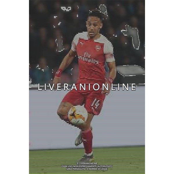 18-04-2019 NAPOLI -ARSENAL EUROPA LEAGUE NELLA FOTO: PIERRE-EMERICK AUBAMEYANG FOTO MOSCA, AG.LIVERANI