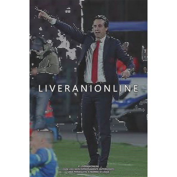 18-04-2019 NAPOLI -ARSENAL EUROPA LEAGUE NELLA FOTO: UNAI EMERY FOTO MOSCA, AG.LIVERANI