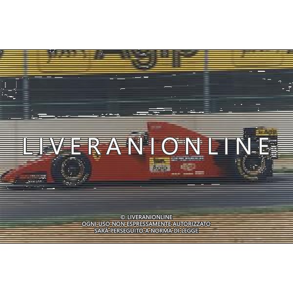 RETROSPETTIVA GERHARD BERGER PILOTA F1 NELLA FOTO GERHARD BERGER NEL 1995 CON LA FERRARI AG ALDO LIVERANI SAS 