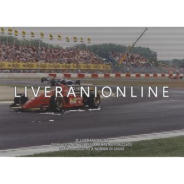 RETROSPETTIVA GERHARD BERGER PILOTA F1 NELLA FOTO GERHARD BERGER NEL 1995 CON LA FERRARI AG ALDO LIVERANI SAS 