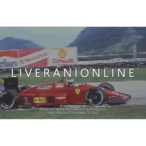 RETROSPETTIVA GERHARD BERGER PILOTA F1 NELLA FOTO GERHARD BERGER NEL 1987 ALLA FERRARI AG ALDO LIVERANI SAS