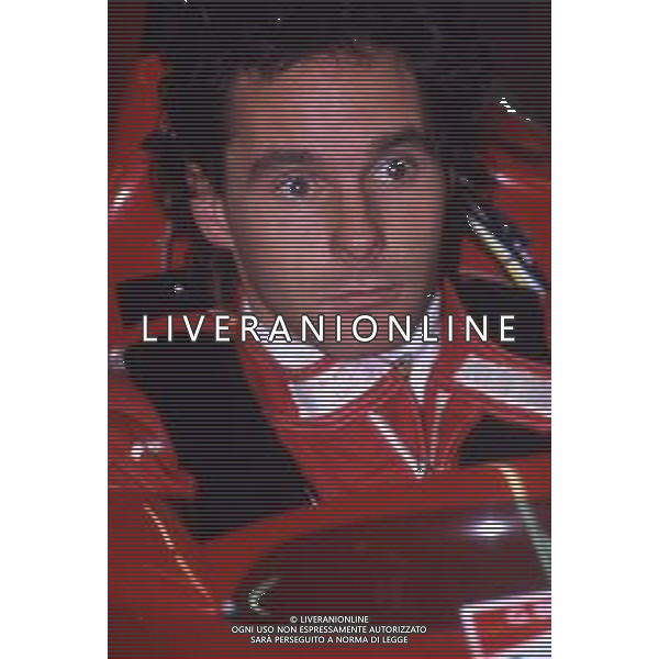 RETROSPETTIVA GERHARD BERGER PILOTA F1 NELLA FOTO GERHARD BERGER NEL 1987 ALLA FERRARI AG ALDO LIVERANI SAS