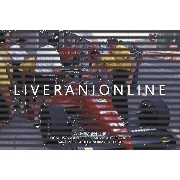 RETROSPETTIVA GERHARD BERGER PILOTA F1 NELLA FOTO GERHARD BERGER NEL 1988 ALLA FERRARI AG ALDO LIVERANI SAS