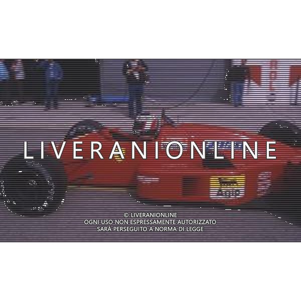 RETROSPETTIVA GERHARD BERGER PILOTA F1 NELLA FOTO GERHARD BERGER NEL 1988 ALLA FERRARI AG ALDO LIVERANI SAS