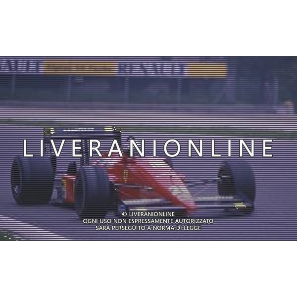 RETROSPETTIVA GERHARD BERGER PILOTA F1 NELLA FOTO GERHARD BERGER NEL 1988 ALLA FERRARI AG ALDO LIVERANI SAS