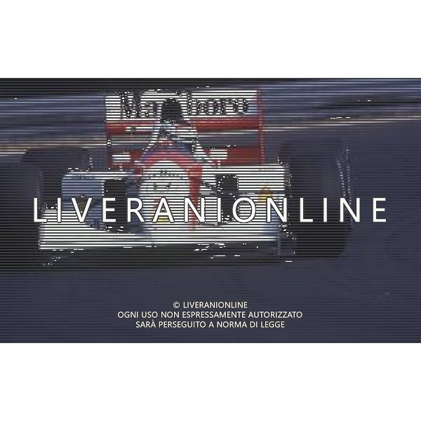 RETROSPETTIVA GERHARD BERGER PILOTA F1 NELLA FOTO GERHARD BERGER NEL 1992 CON LA MC LAREN AG ALDO LIVERANI SAS