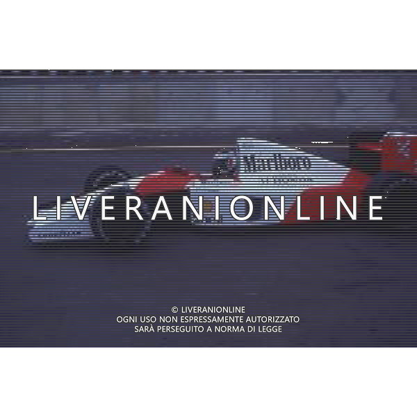 RETROSPETTIVA GERHARD BERGER PILOTA F1 NELLA FOTO GERHARD BERGER NEL 1992 CON LA MC LAREN AG ALDO LIVERANI SAS