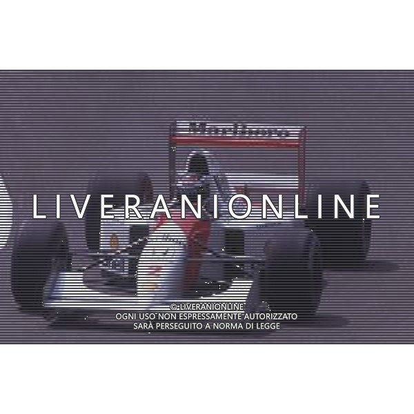 RETROSPETTIVA GERHARD BERGER PILOTA F1 NELLA FOTO GERHARD BERGER NEL 1992 CON LA MC LAREN AG ALDO LIVERANI SAS