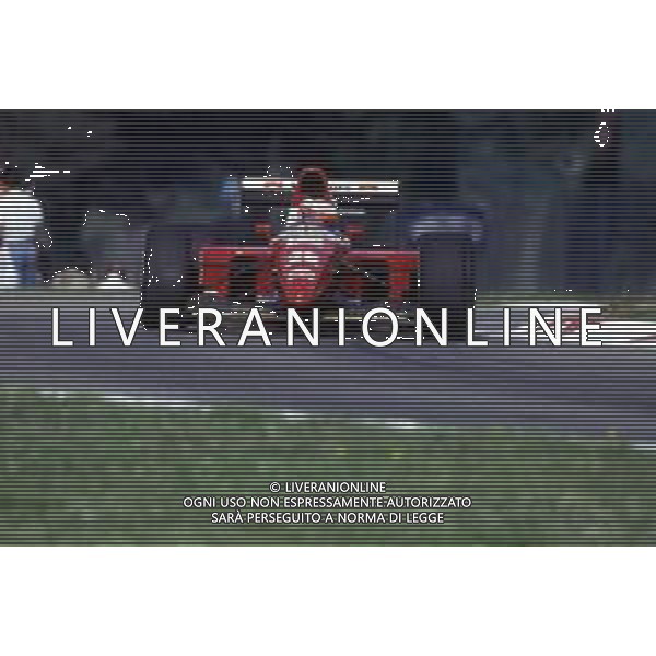 RETROSPETTIVA GERHARD BERGER PILOTA F1 NELLA FOTO GERHARD BERGER NEL 1993 CON LA FERRARI AG ALDO LIVERANI SAS