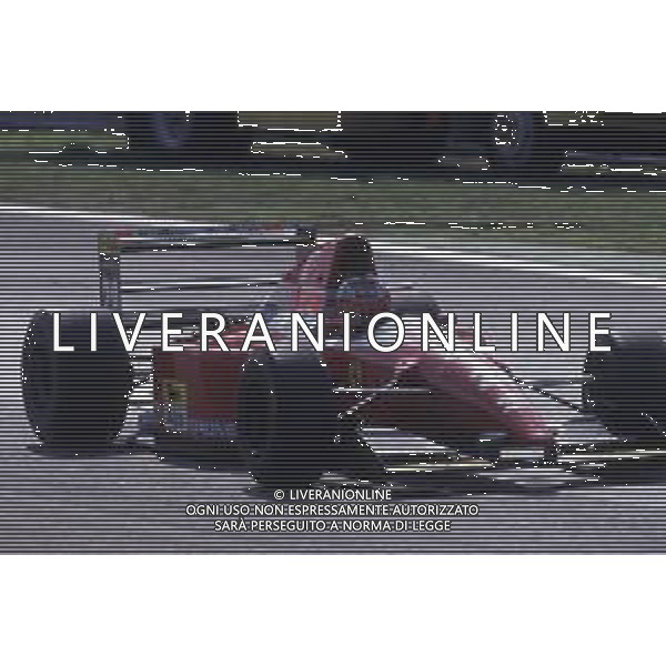 RETROSPETTIVA GERHARD BERGER PILOTA F1 NELLA FOTO GERHARD BERGER NEL 1993 CON LA FERRARI AG ALDO LIVERANI SAS