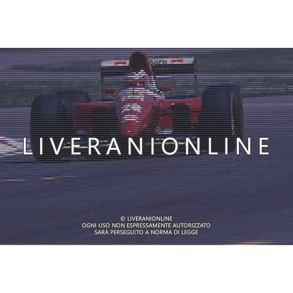RETROSPETTIVA GERHARD BERGER PILOTA F1 NELLA FOTO GERHARD BERGER NEL 1993 CON LA FERRARI AG ALDO LIVERANI SAS