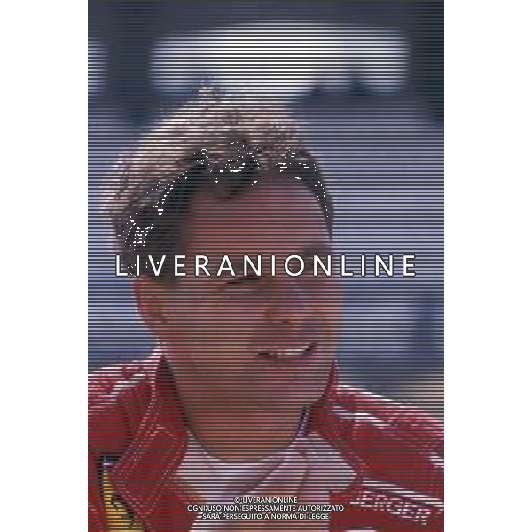 RETROSPETTIVA GERHARD BERGER PILOTA F1 NELLA FOTO GERHARD BERGER NEL 1993 CON LA FERRARI AG ALDO LIVERANI SAS
