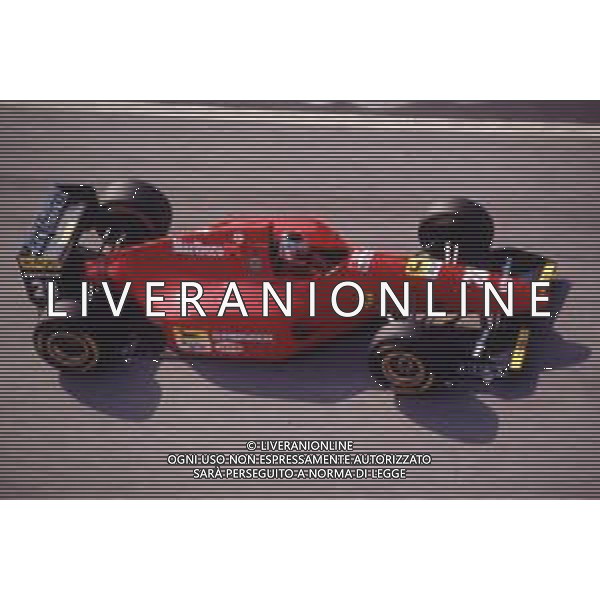 RETROSPETTIVA GERHARD BERGER PILOTA F1 NELLA FOTO GERHARD BERGER NEL 1994 CON LA FERRARI AG ALDO LIVERANI SAS 