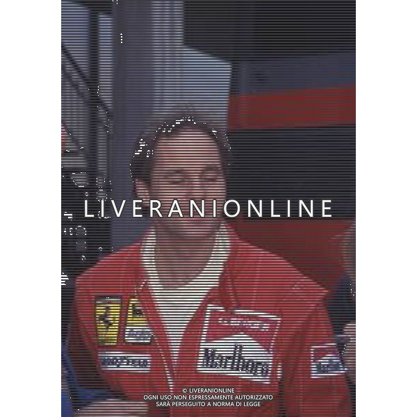 RETROSPETTIVA GERHARD BERGER PILOTA F1 NELLA FOTO GERHARD BERGER NEL 1994 CON LA FERRARI AG ALDO LIVERANI SAS 