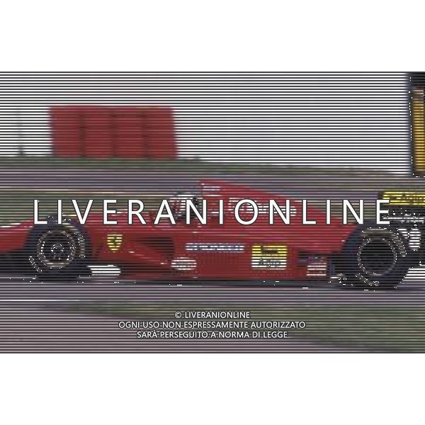 RETROSPETTIVA GERHARD BERGER PILOTA F1 NELLA FOTO GERHARD BERGER NEL 1994 CON LA FERRARI AG ALDO LIVERANI SAS 