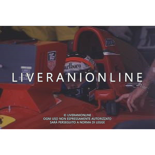 RETROSPETTIVA GERHARD BERGER PILOTA F1 NELLA FOTO GERHARD BERGER NEL 1994 CON LA FERRARI AG ALDO LIVERANI SAS 
