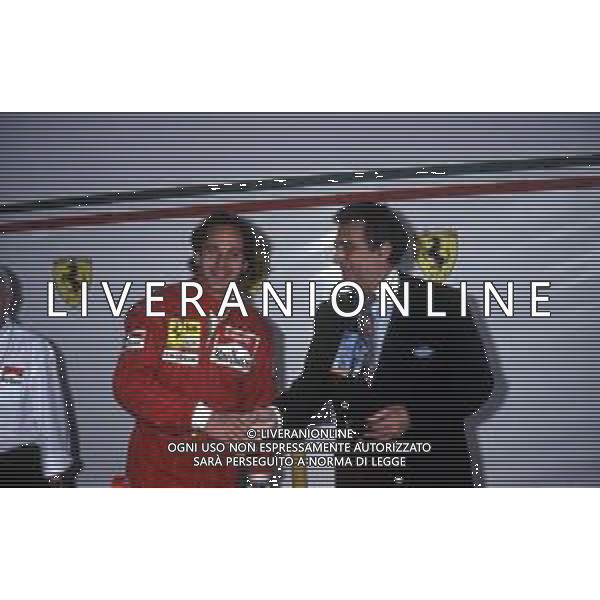 RETROSPETTIVA GERHARD BERGER PILOTA F1 NELLA FOTO GERHARD BERGER NEL 1994 CON LA FERRARI E PLACIDO DOMINGO AG ALDO LIVERANI SAS 