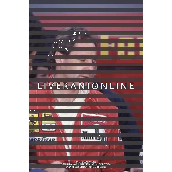 RETROSPETTIVA GERHARD BERGER PILOTA F1 NELLA FOTO GERHARD BERGER NEL 1994 CON LA FERRARI AG ALDO LIVERANI SAS 