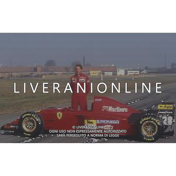 RETROSPETTIVA GERHARD BERGER PILOTA F1 NELLA FOTO GERHARD BERGER NEL 1995 CON LA FERRARI AG ALDO LIVERANI SAS 
