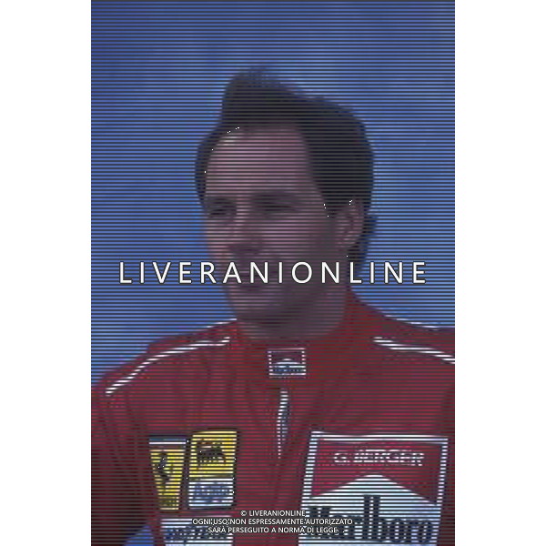 RETROSPETTIVA GERHARD BERGER PILOTA F1 NELLA FOTO GERHARD BERGER NEL 1995 CON LA FERRARI AG ALDO LIVERANI SAS 