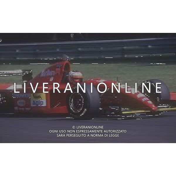RETROSPETTIVA GERHARD BERGER PILOTA F1 NELLA FOTO GERHARD BERGER NEL 1995 CON LA FERRARI AG ALDO LIVERANI SAS 