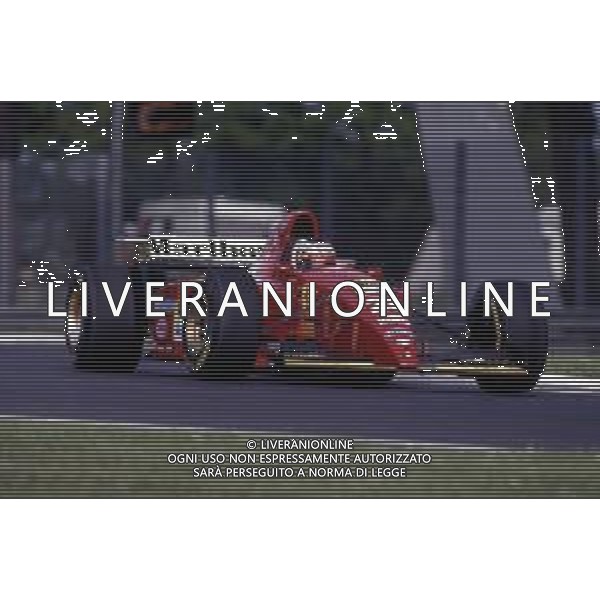 RETROSPETTIVA GERHARD BERGER PILOTA F1 NELLA FOTO GERHARD BERGER NEL 1995 CON LA FERRARI AG ALDO LIVERANI SAS 