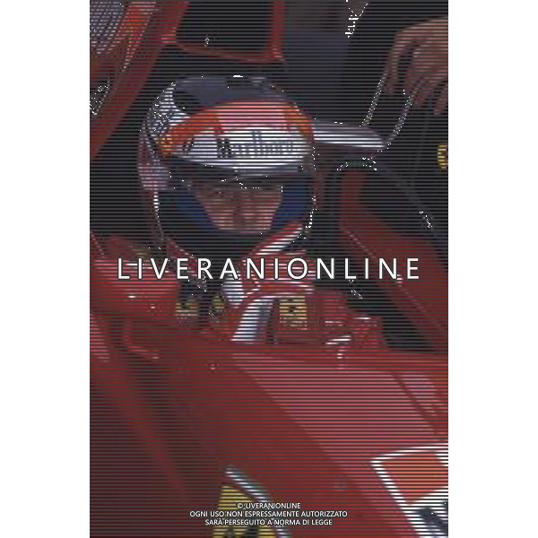 RETROSPETTIVA GERHARD BERGER PILOTA F1 NELLA FOTO GERHARD BERGER NEL 1995 CON LA FERRARI AG ALDO LIVERANI SAS 