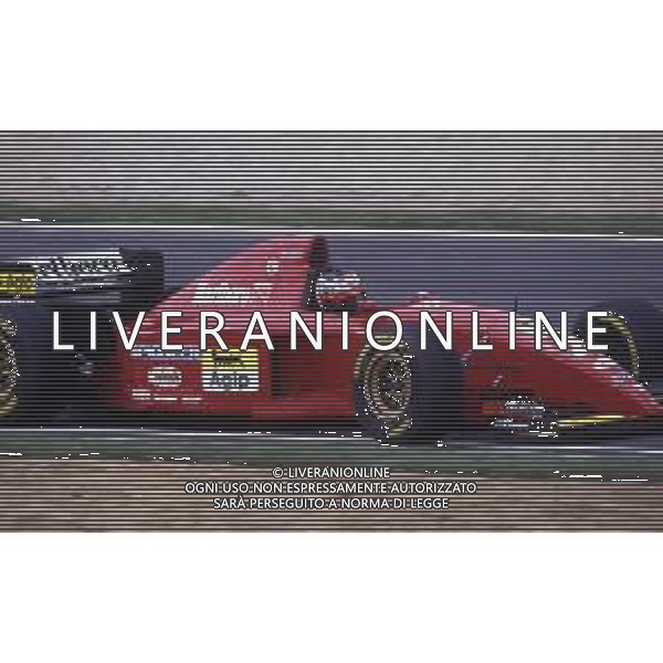 RETROSPETTIVA GERHARD BERGER PILOTA F1 NELLA FOTO GERHARD BERGER NEL 1995 CON LA FERRARI AG ALDO LIVERANI SAS 