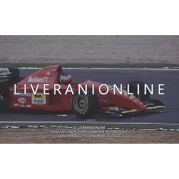RETROSPETTIVA GERHARD BERGER PILOTA F1 NELLA FOTO GERHARD BERGER NEL 1995 CON LA FERRARI AG ALDO LIVERANI SAS 