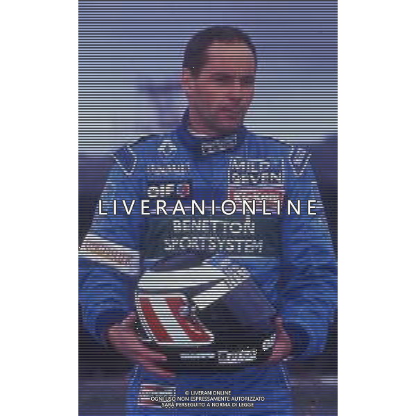 RETROSPETTIVA GERHARD BERGER PILOTA F1 NELLA FOTO GERHARD BERGER NEL 1996 CON LA BENETTON AG ALDO LIVERANI SAS 