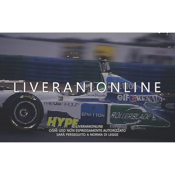 RETROSPETTIVA GERHARD BERGER PILOTA F1 NELLA FOTO GERHARD BERGER NEL 1996 CON LA BENETTON AG ALDO LIVERANI SAS 