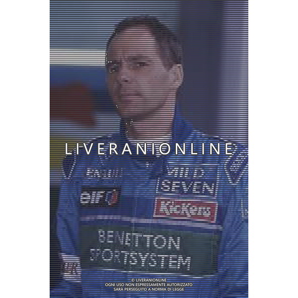 RETROSPETTIVA GERHARD BERGER PILOTA F1 NELLA FOTO GERHARD BERGER NEL 1996 CON LA BENETTON AG ALDO LIVERANI SAS 