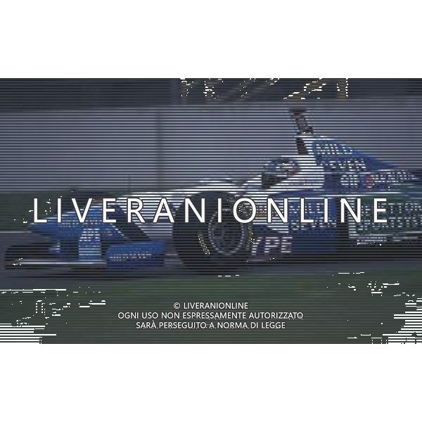 RETROSPETTIVA GERHARD BERGER PILOTA F1 NELLA FOTO GERHARD BERGER NEL 1996 CON LA BENETTON AG ALDO LIVERANI SAS 