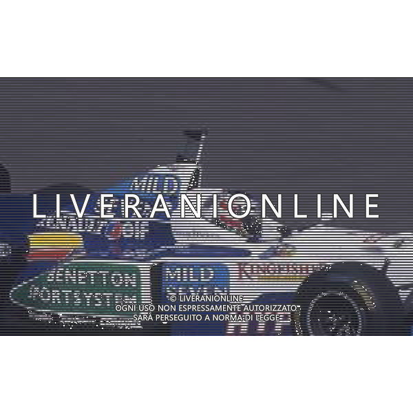 RETROSPETTIVA GERHARD BERGER PILOTA F1 NELLA FOTO GERHARD BERGER NEL 1996 CON LA BENETTON AG ALDO LIVERANI SAS 
