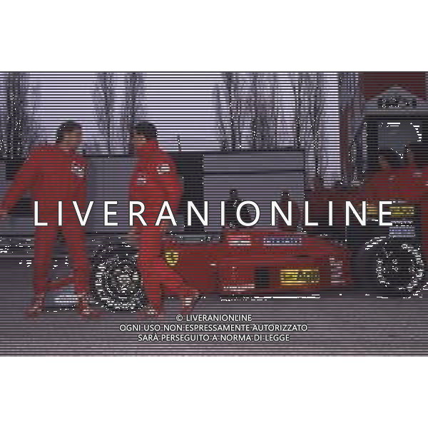 RETROSPETTIVA GERHARD BERGER PILOTA F1 NELLA FOTO GERHARD BERGER E MICHELE ALBORETO AG ALDO LIVERANI SAS 