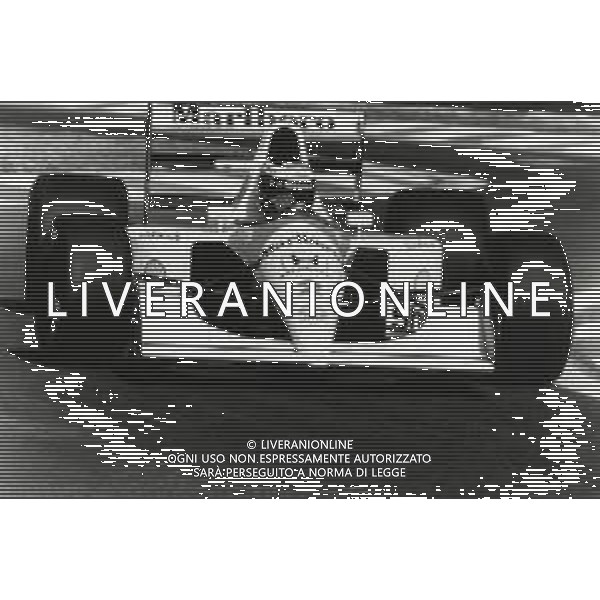 RETROSPETTIVA GERHARD BERGER PILOTA F1 NELLA FOTO GERHARD BERGER CON LA MC LAREN AG ALDO LIVERANI SAS 