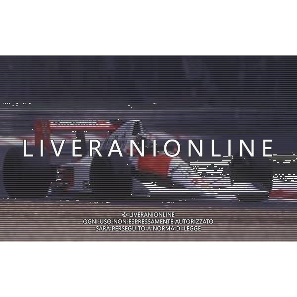 RETROSPETTIVA GERHARD BERGER PILOTA F1 NELLA FOTO GERHARD BERGER NEL 1990 CON LA MC LAREN AG ALDO LIVERANI SAS